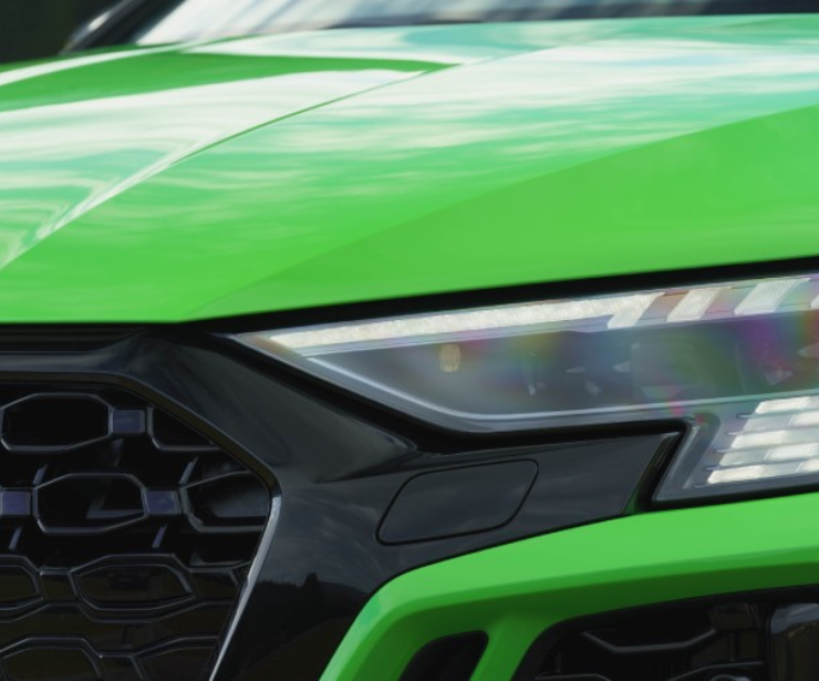 Finance contract in car dealership